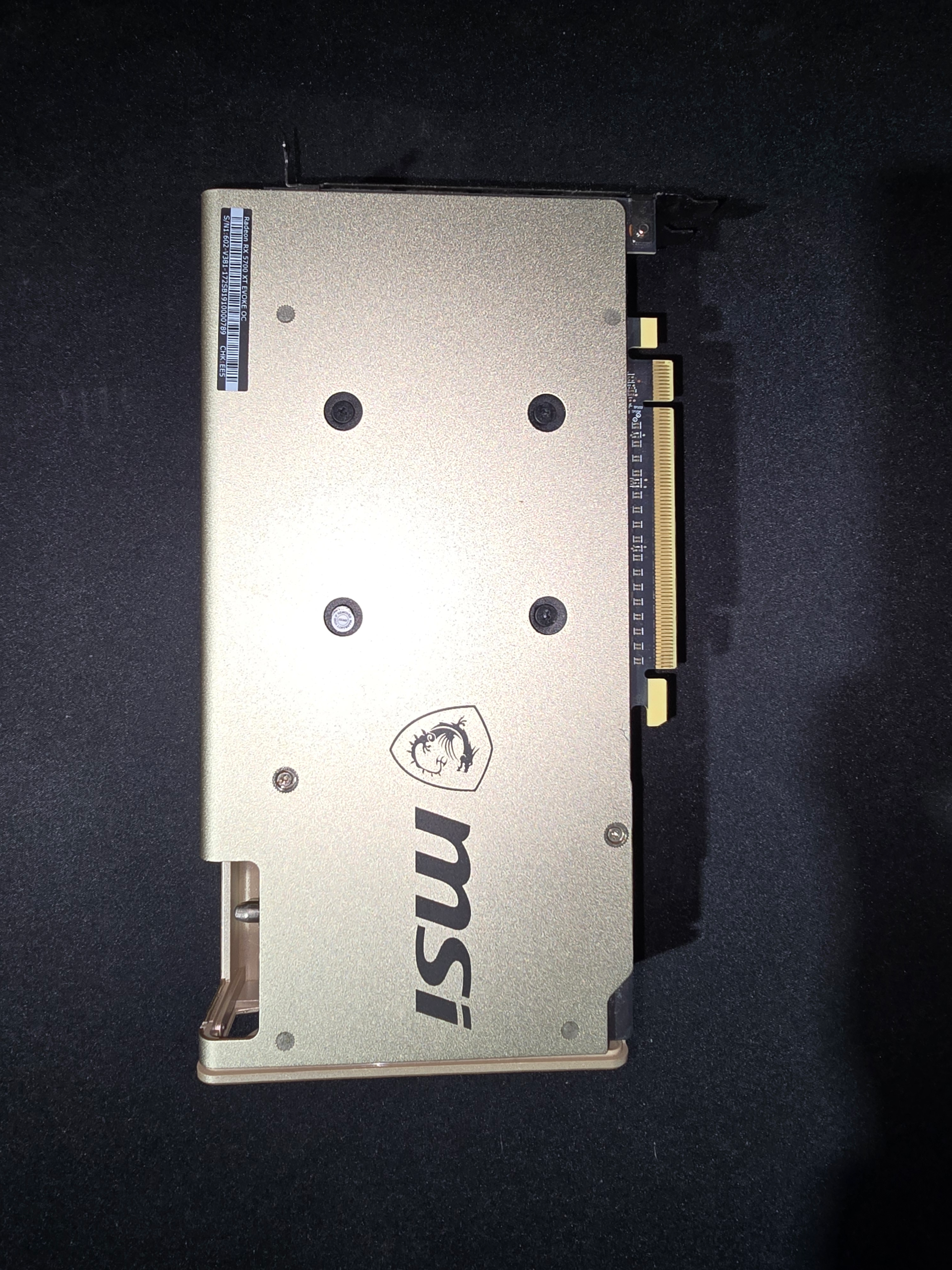 MSI RADEON RX XT EVOKE OC GOLD GPU